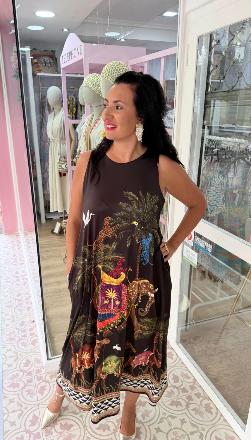 Vestido India Negro