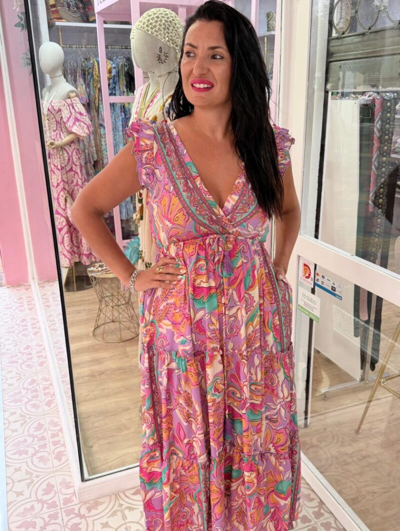 Alternative view of Vestido Jamaica Rosa