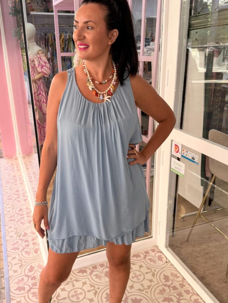 Vestido Mandala Azul