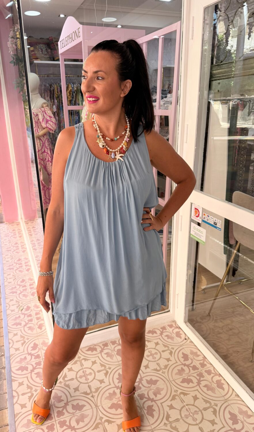 Vestido Mandala Azul
