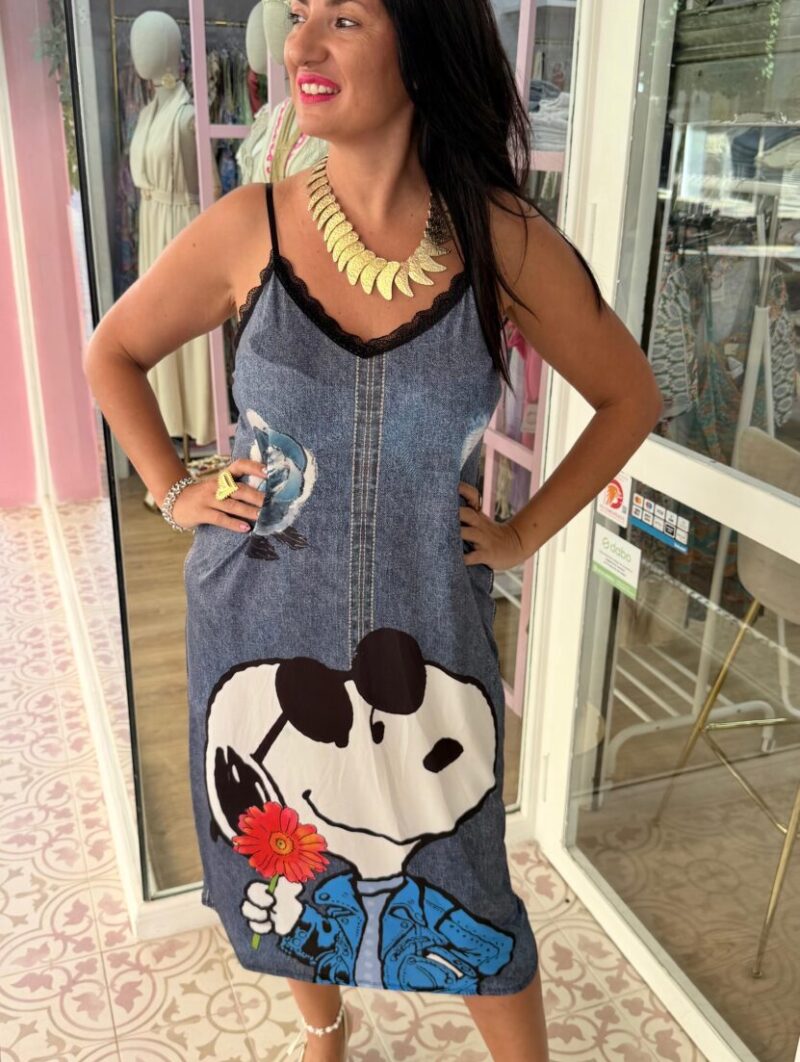 Vestido Snoopy Lencero