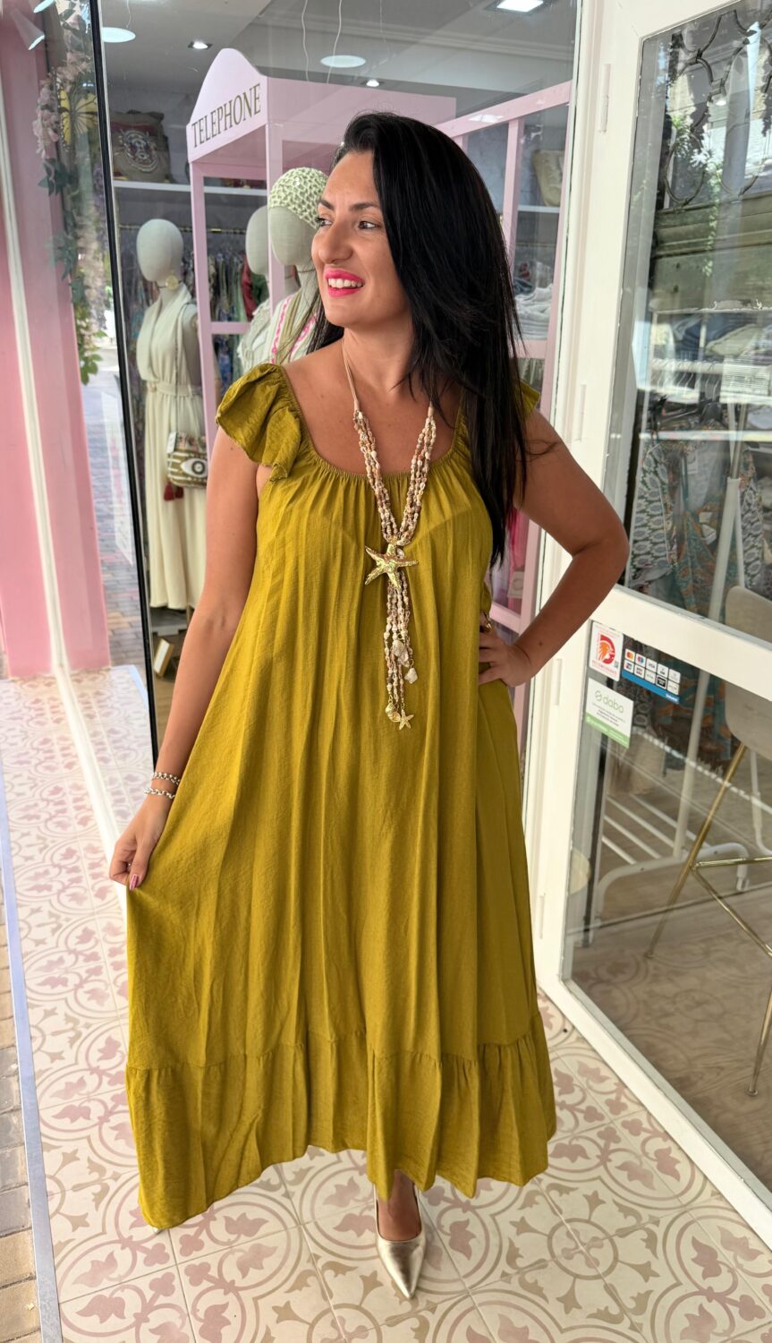 Vestido Sofía Verde - Imagen 2