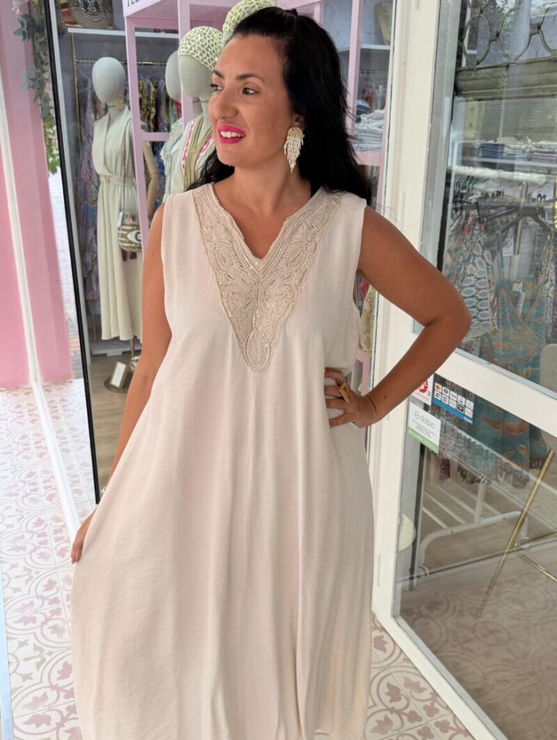 Vestido Suerte Beige