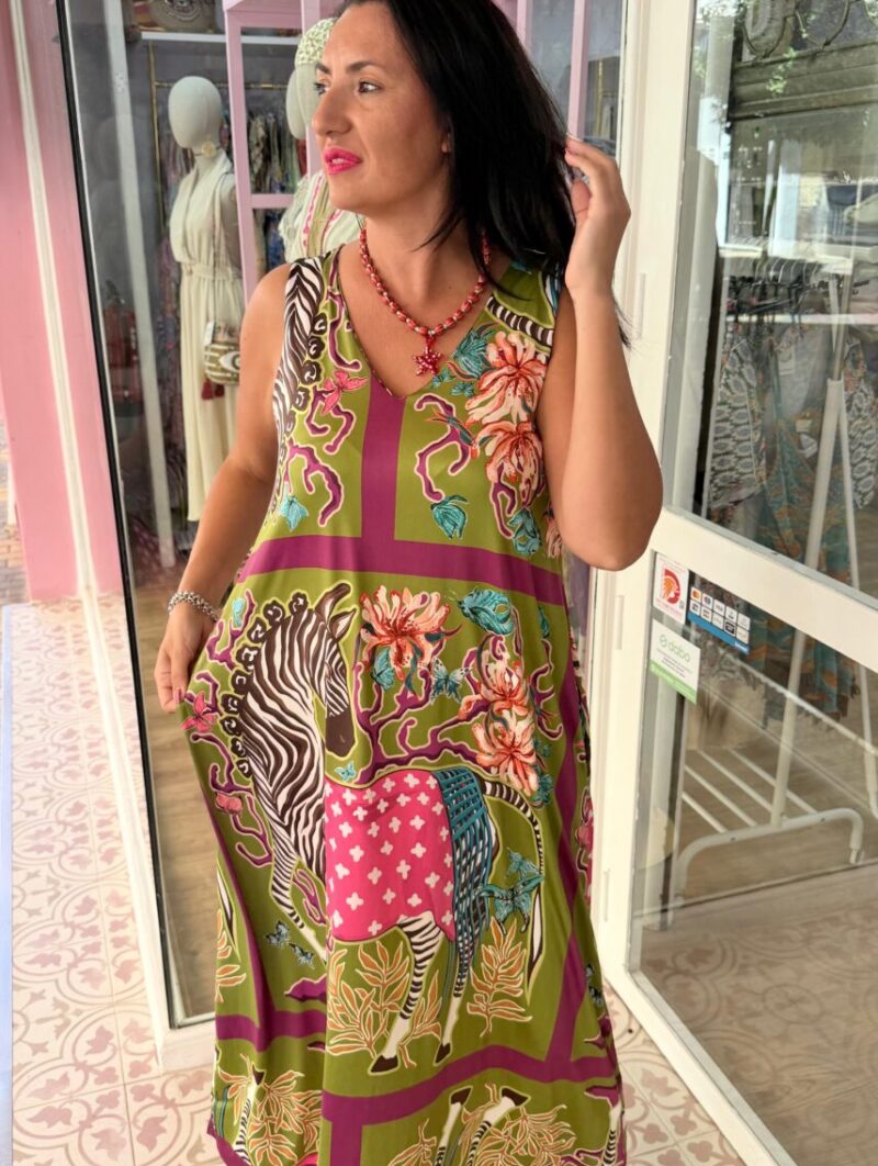 Vestido Zoo Verde