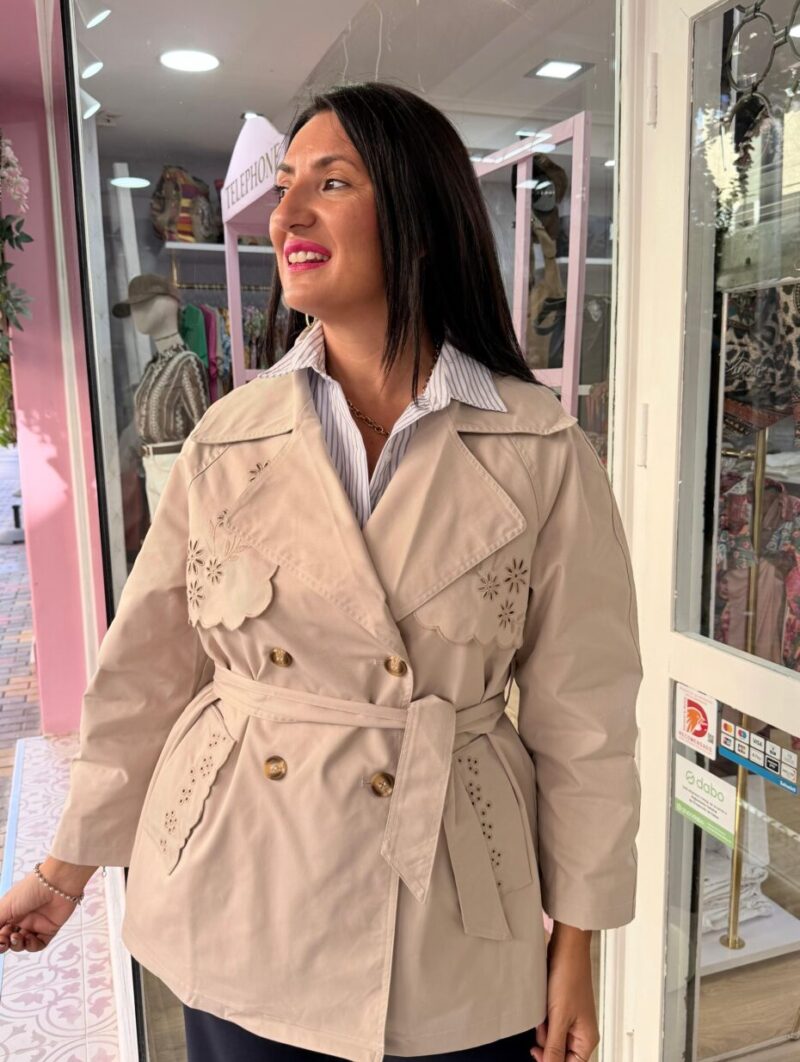 Gabardina Gante Beige