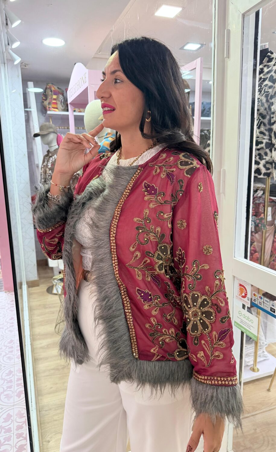 Chaqueta Jaipur Magenta