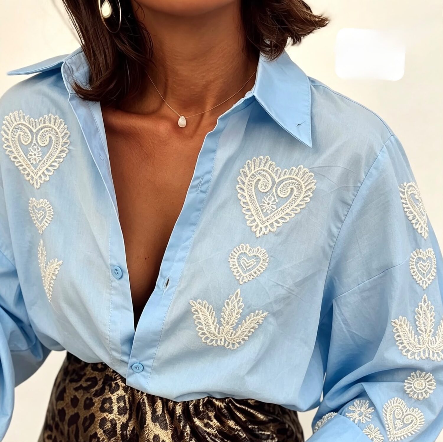 Blusa Menorca Azul - Imagen 2