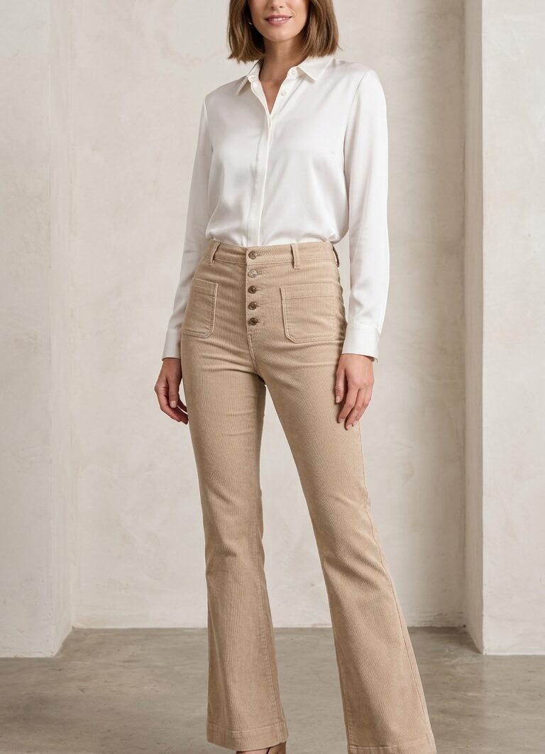 Alternative view of Pantalón Reyna New Beige