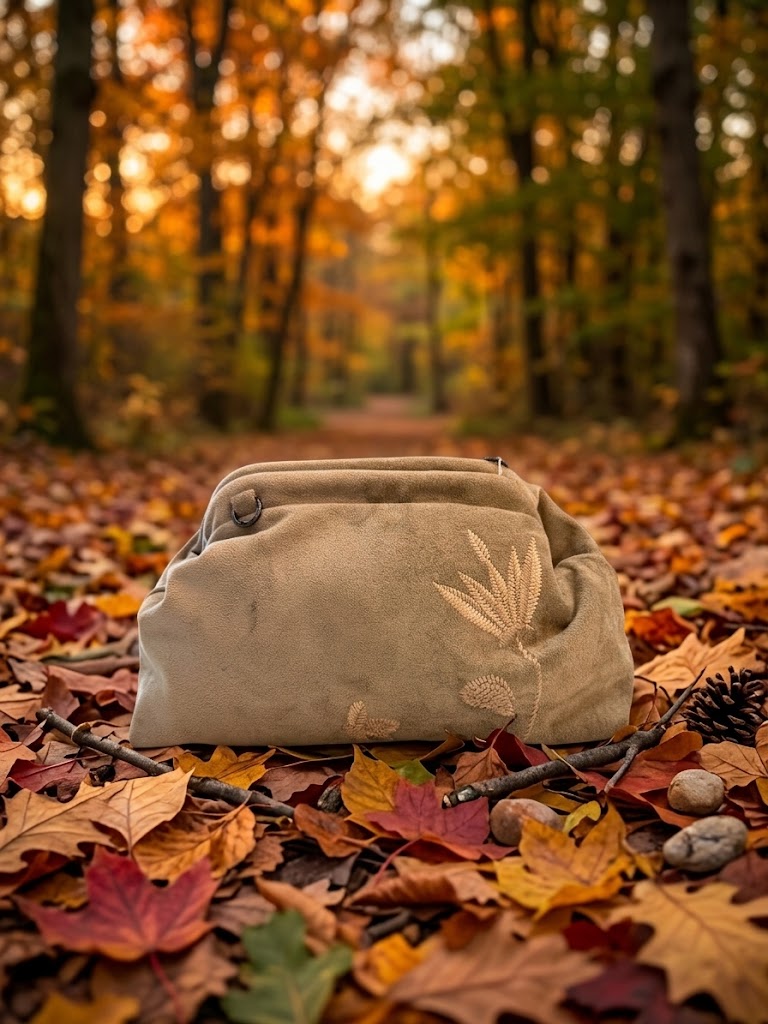 Bandolera Bordada Beige