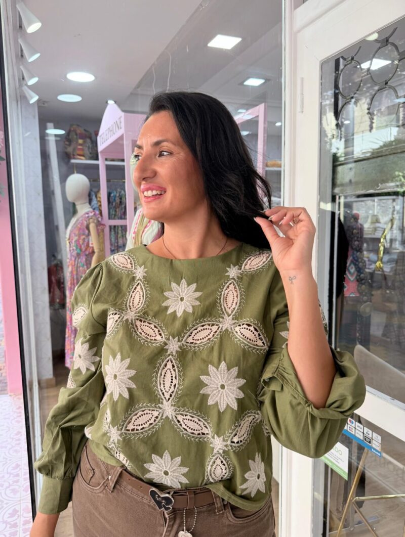 Alternative view of Blusa Dulce Verde