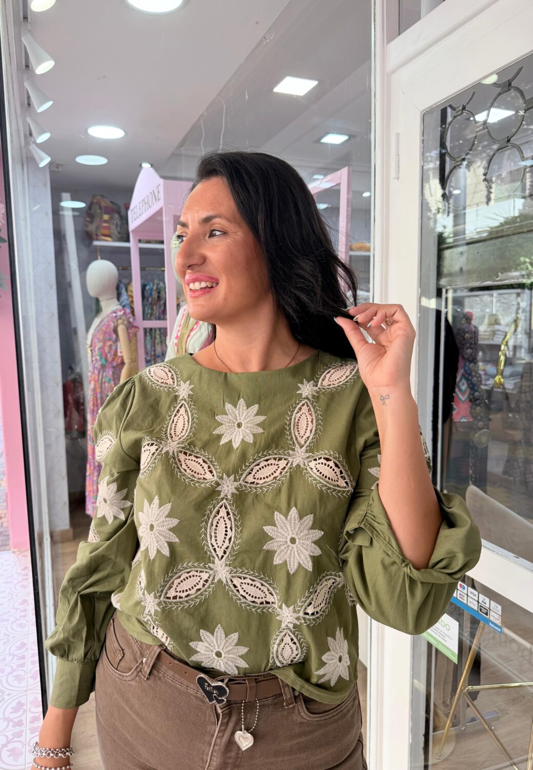 Blusa Dulce Verde - Imagen 2