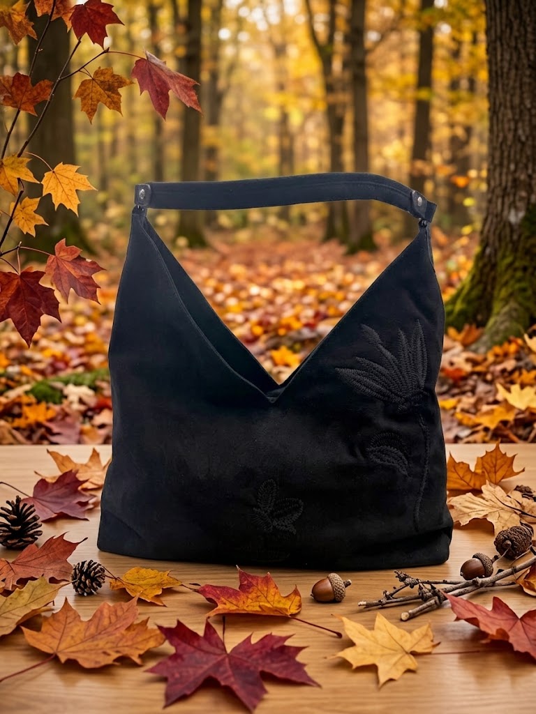 Bolso Bordado Negro