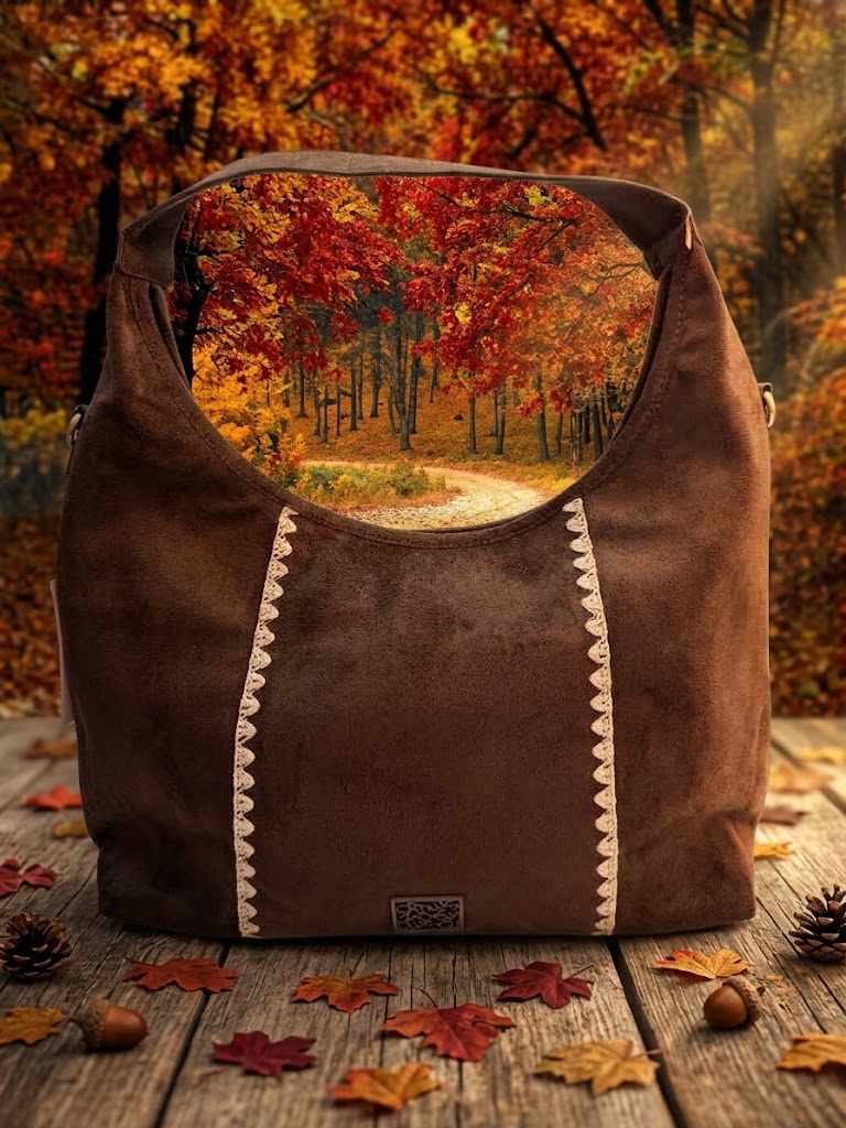 Bolso Puntilla Marrón Chocolate