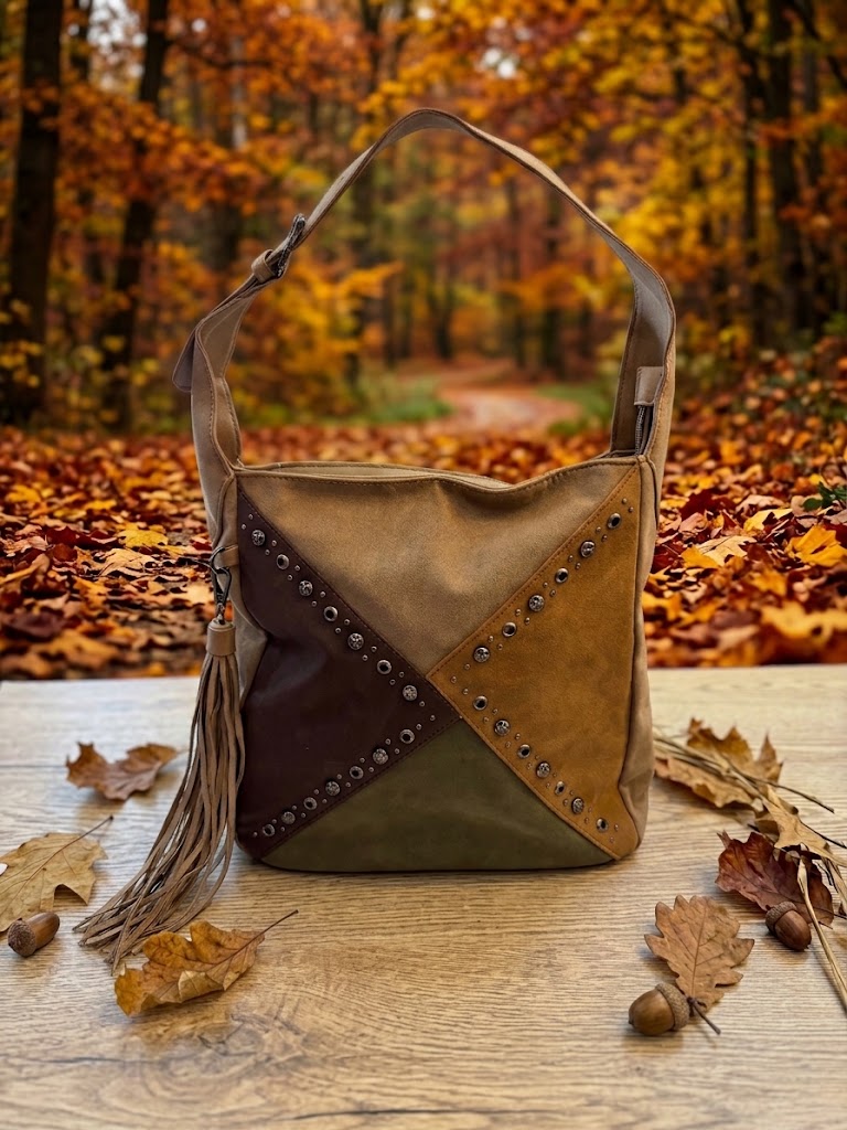 Bolso Tricolor Beige