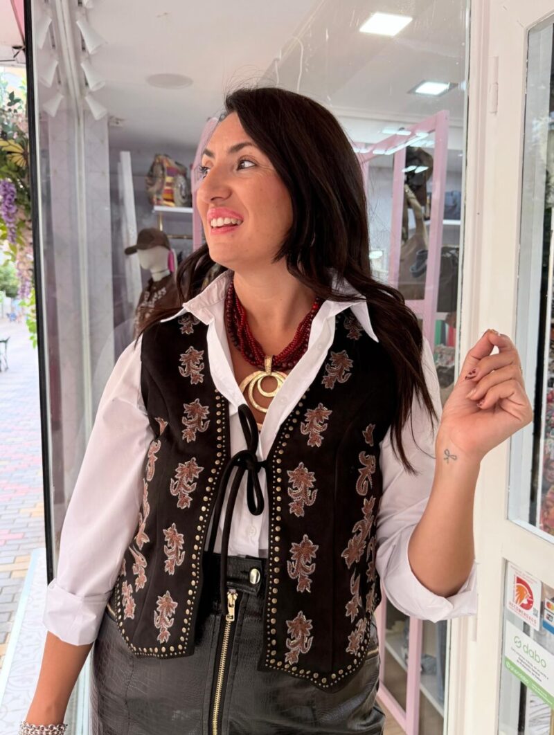 Chaleco Priscila Negro