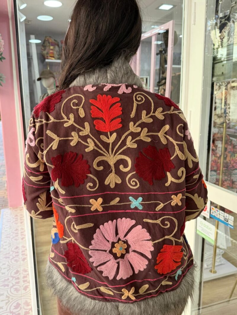 Chaqueta India Morada