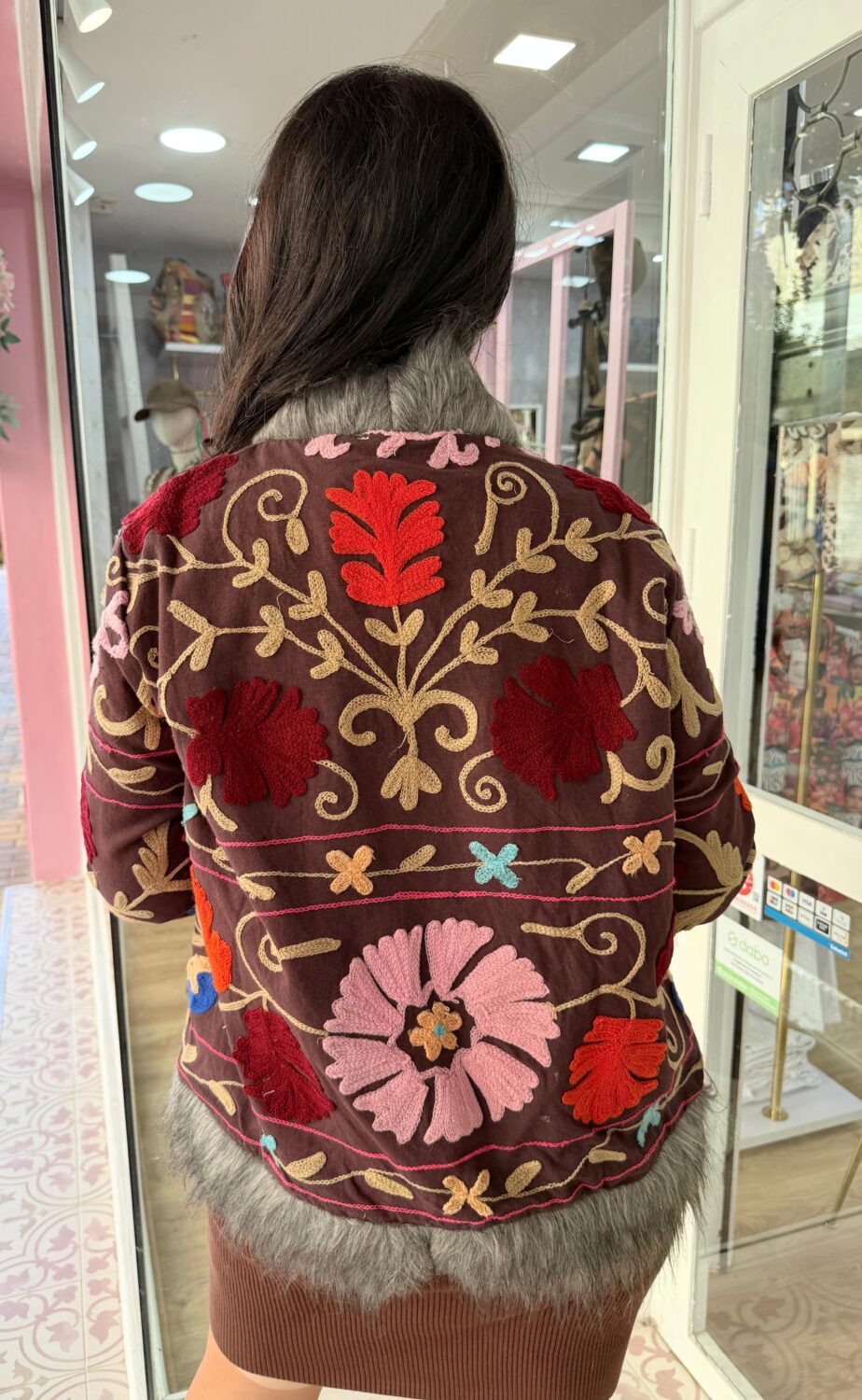Chaqueta India Morada