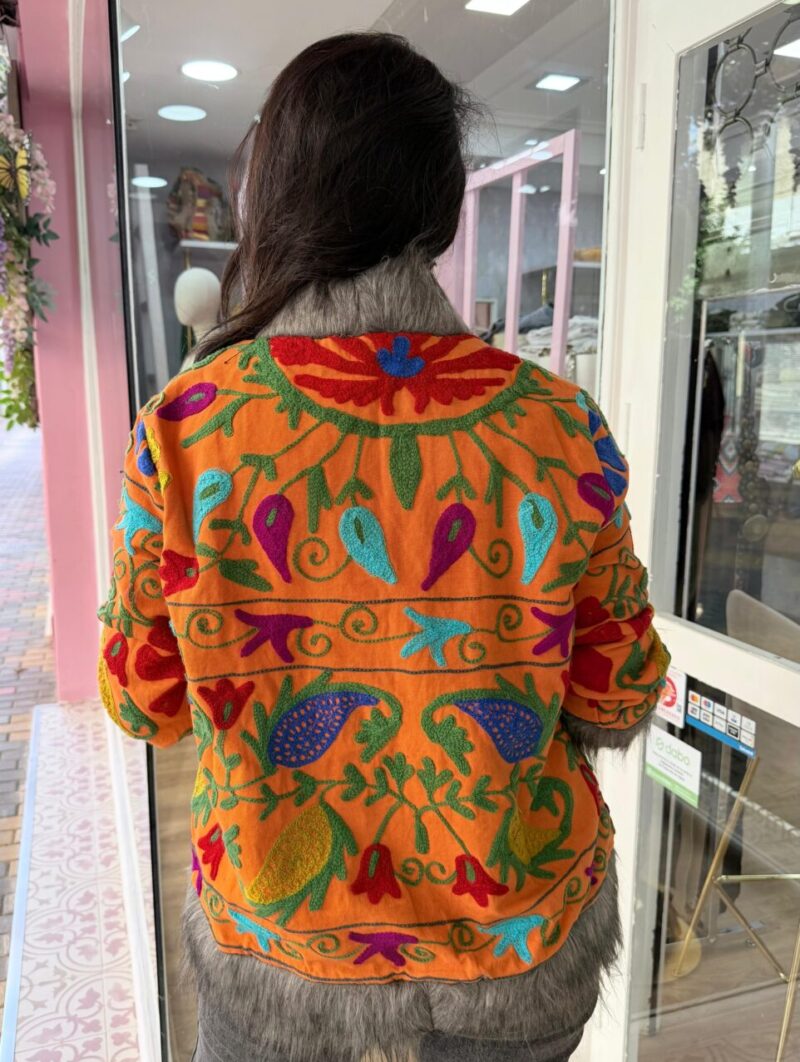 Chaqueta India Naranja 1