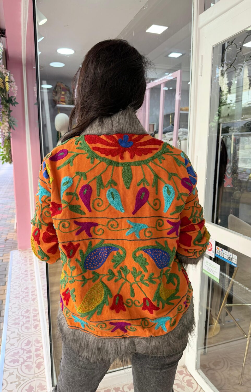 Chaqueta India Naranja 1