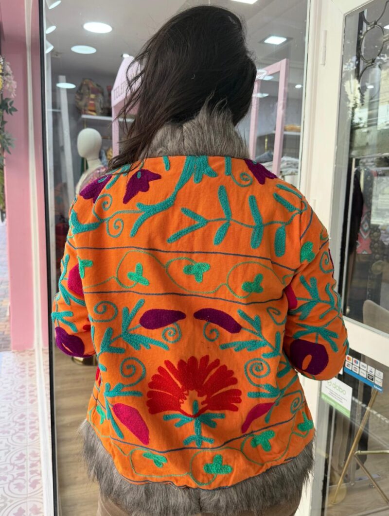 Chaqueta India Naranja 2