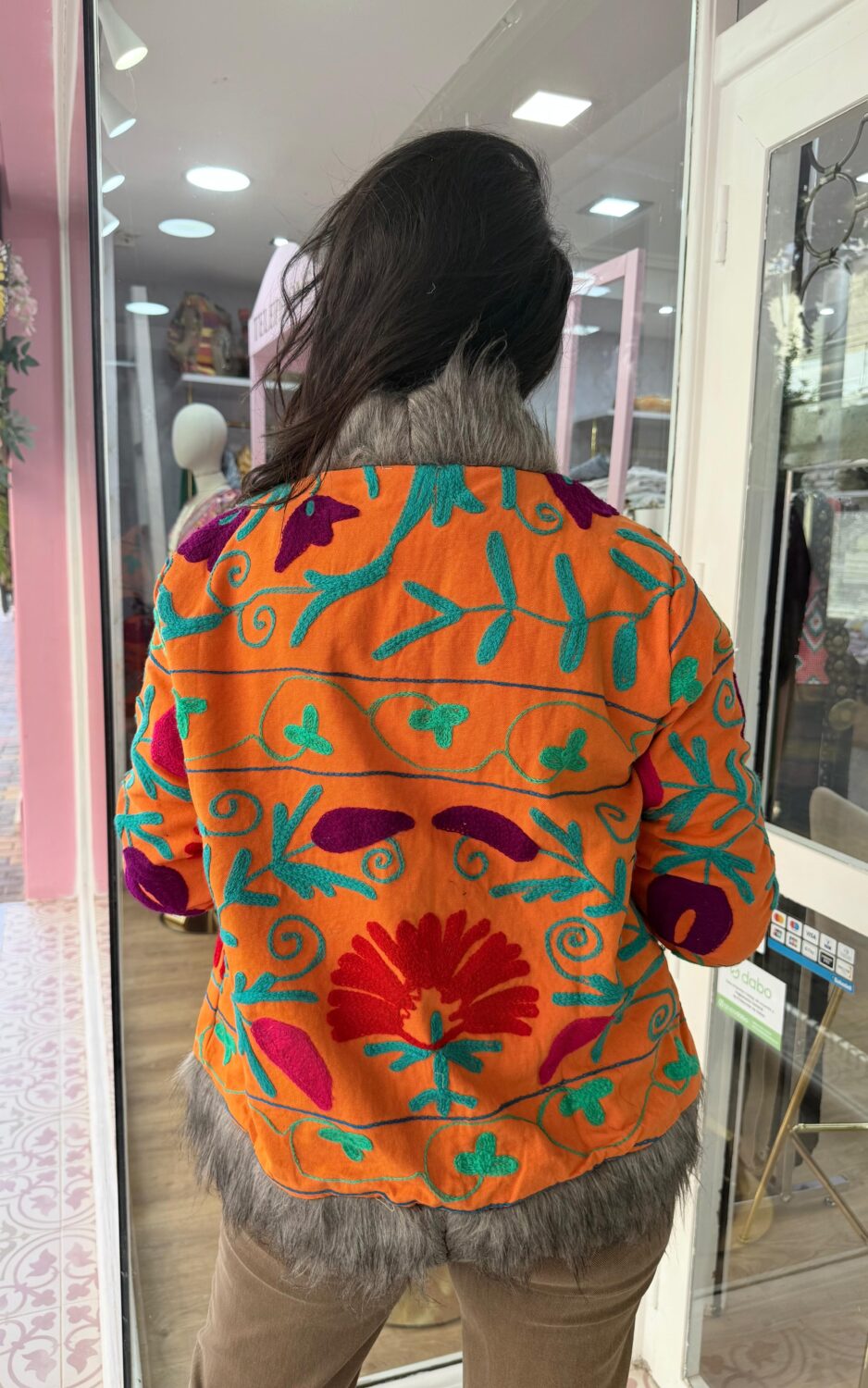 Chaqueta India Naranja 2