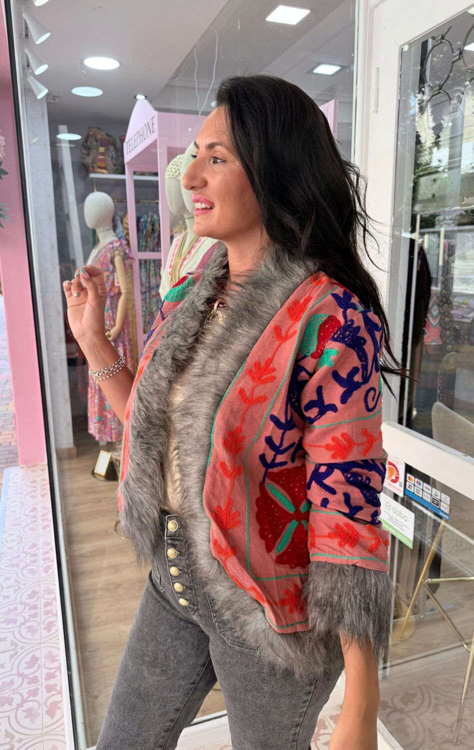 Chaqueta India Rosa 1 - Imagen 2