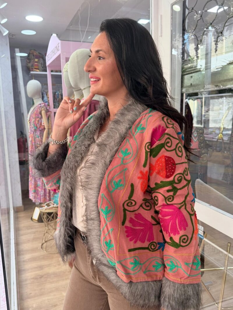 Alternative view of Chaqueta India Rosa 2