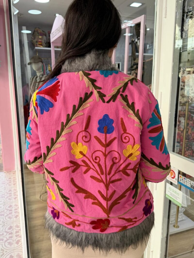 Chaqueta India Rosa