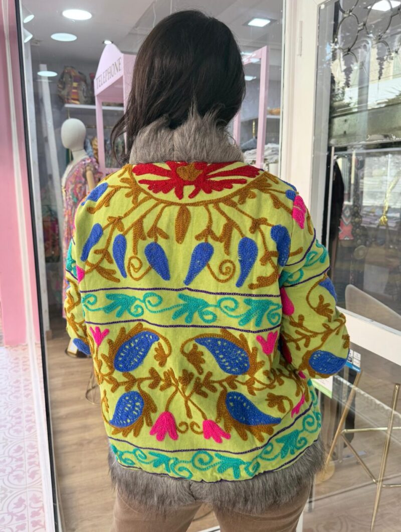 Chaqueta India Verde