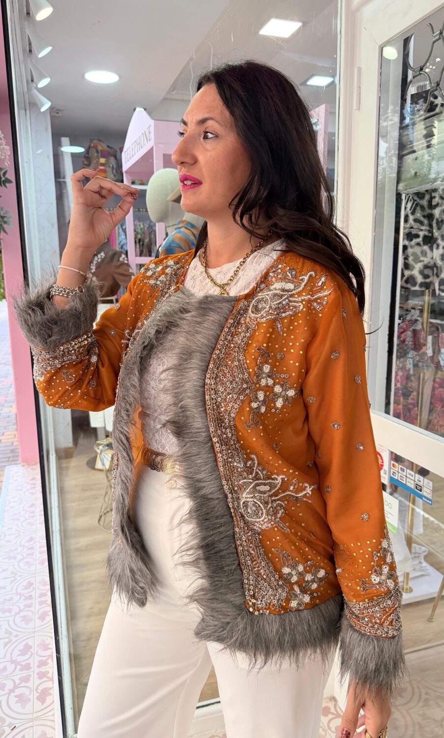 Chaqueta Jaipur Naranja