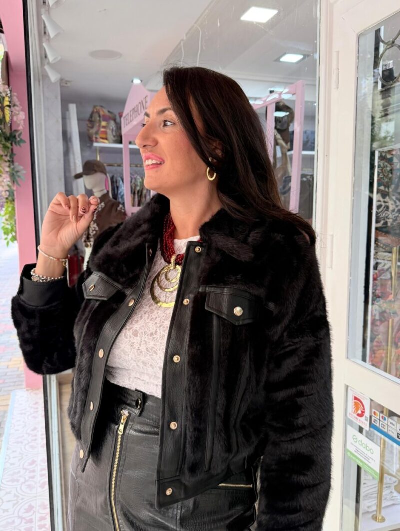 Chaqueta Norte Negra