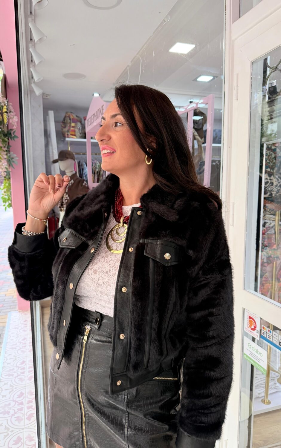 Chaqueta Norte Negra
