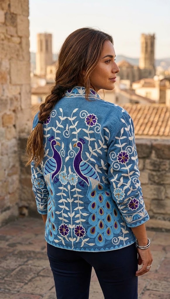 Alternative view of Chaqueta Pavo Real