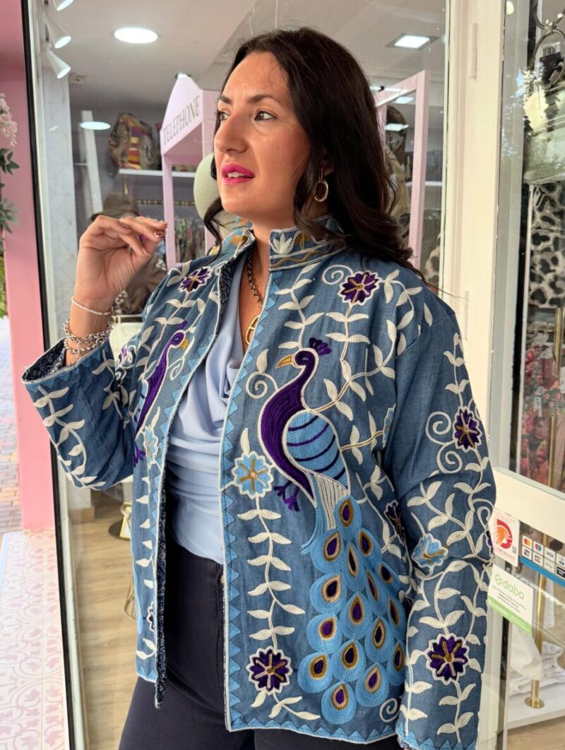 Chaqueta Pavo Real