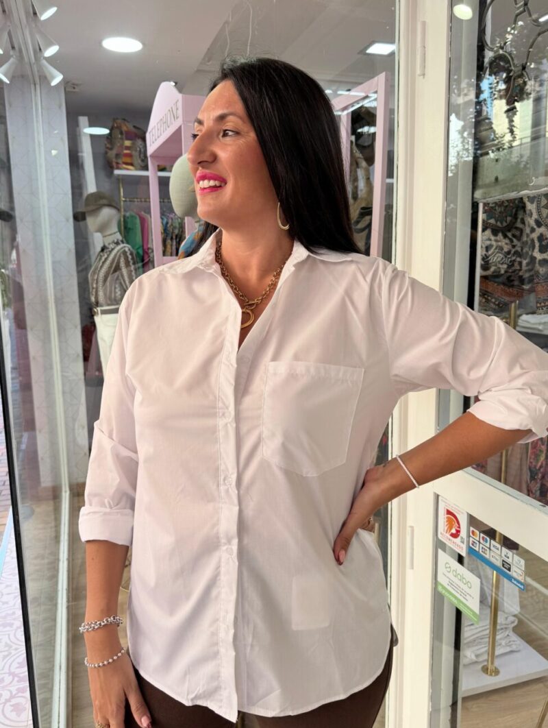 Blusa Diplomática Blanca