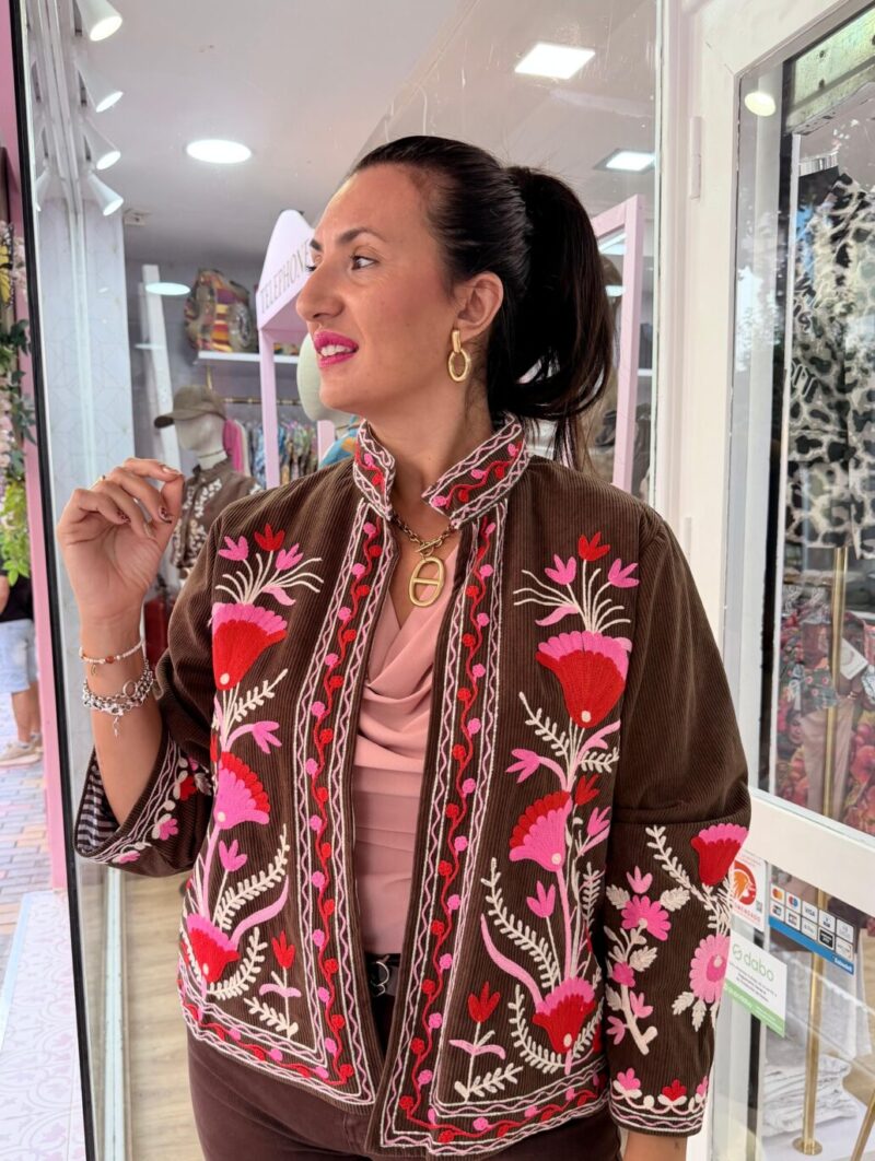 Chaqueta Danesa Marrón Chocolate