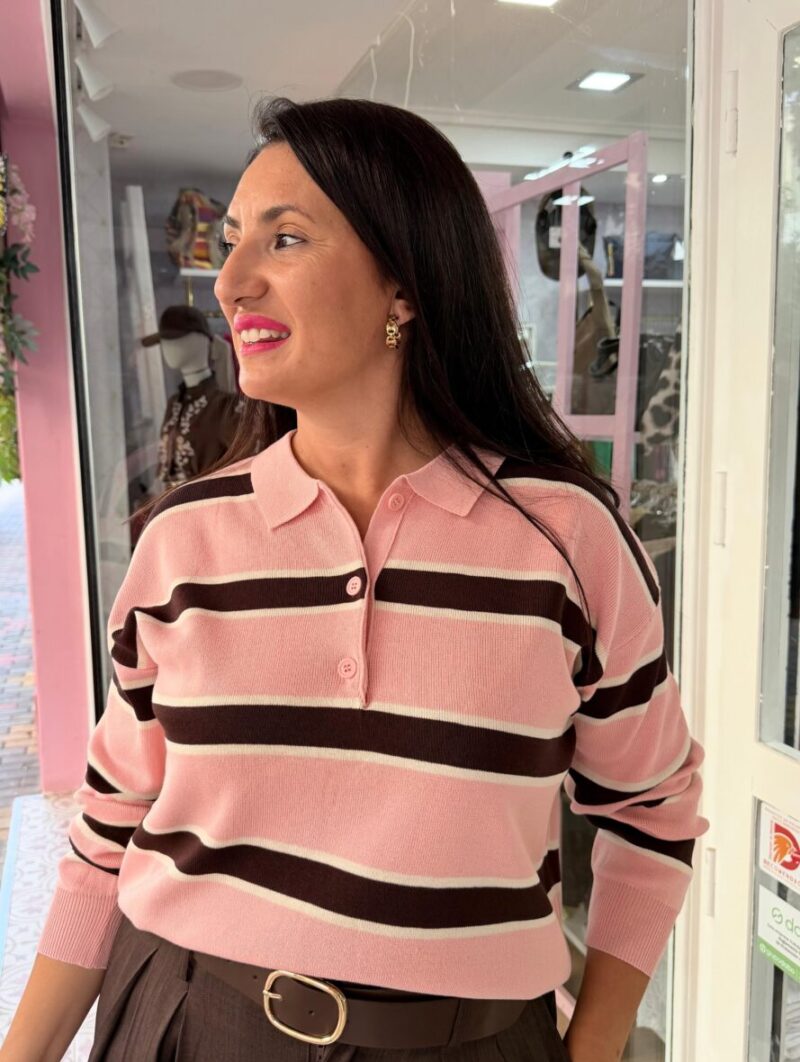 Jersey Polo Rosa