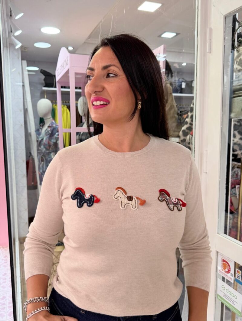 Jersey Caballito Beige