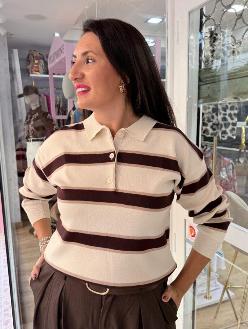 Jersey Polo Beige