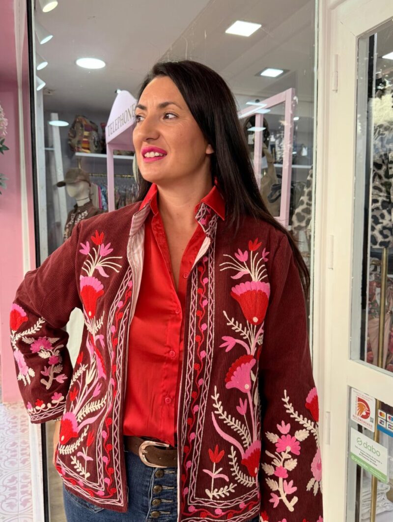 Chaqueta Danesa Burdeos