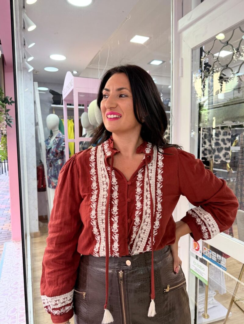 Blusa Encanto Teja
