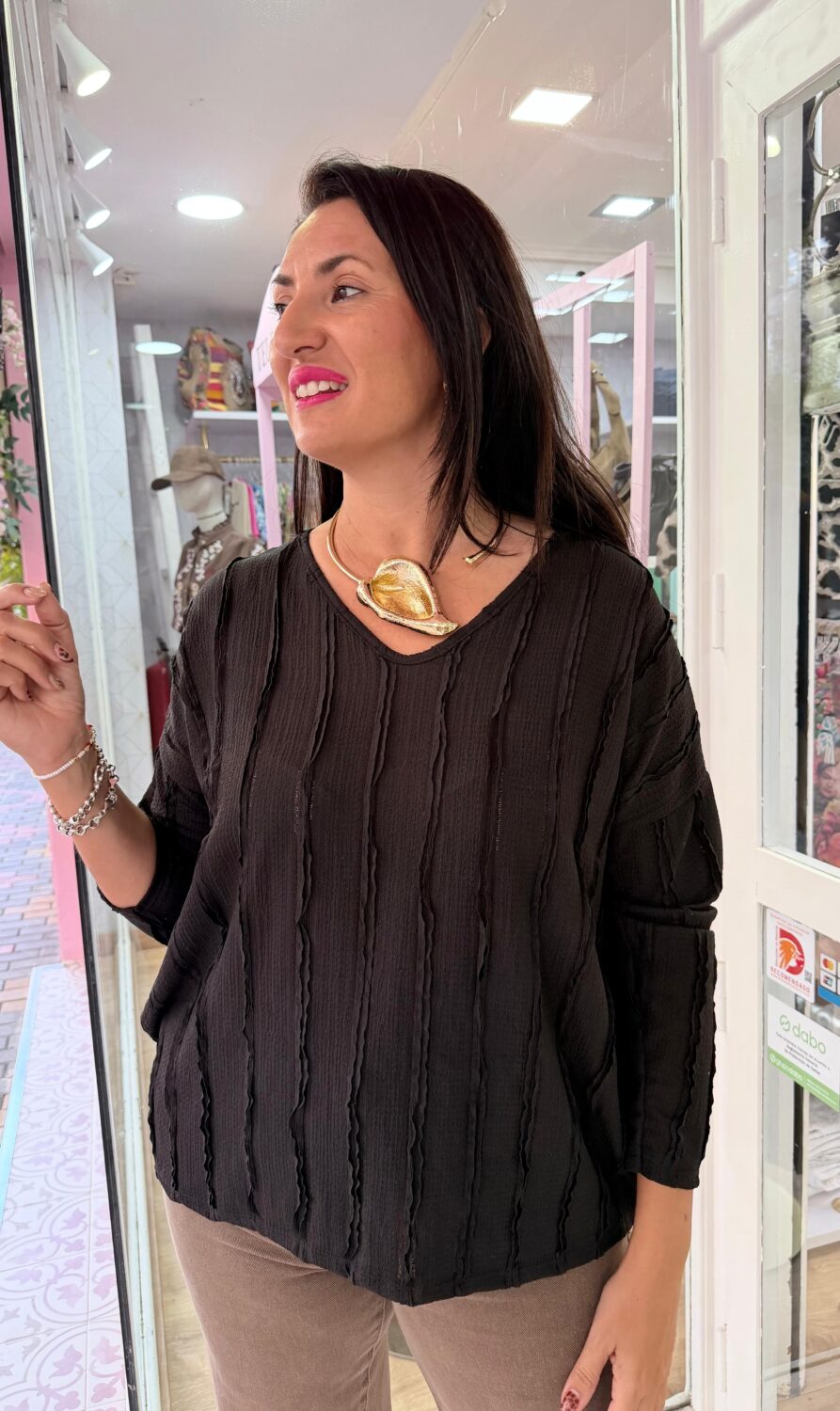 Camiseta Polaca Negra