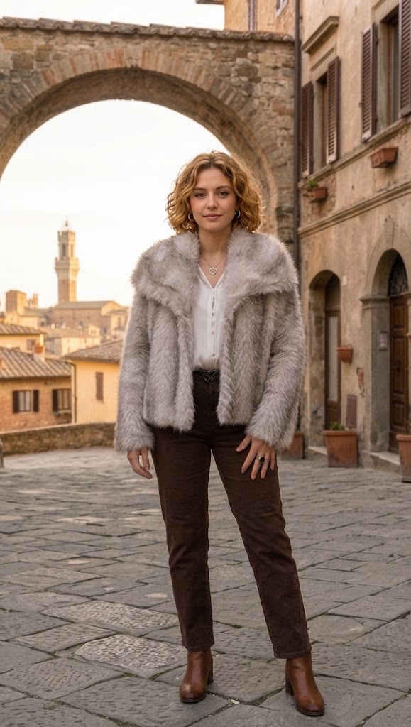 Alternative view of Chaqueta Georgina Gris
