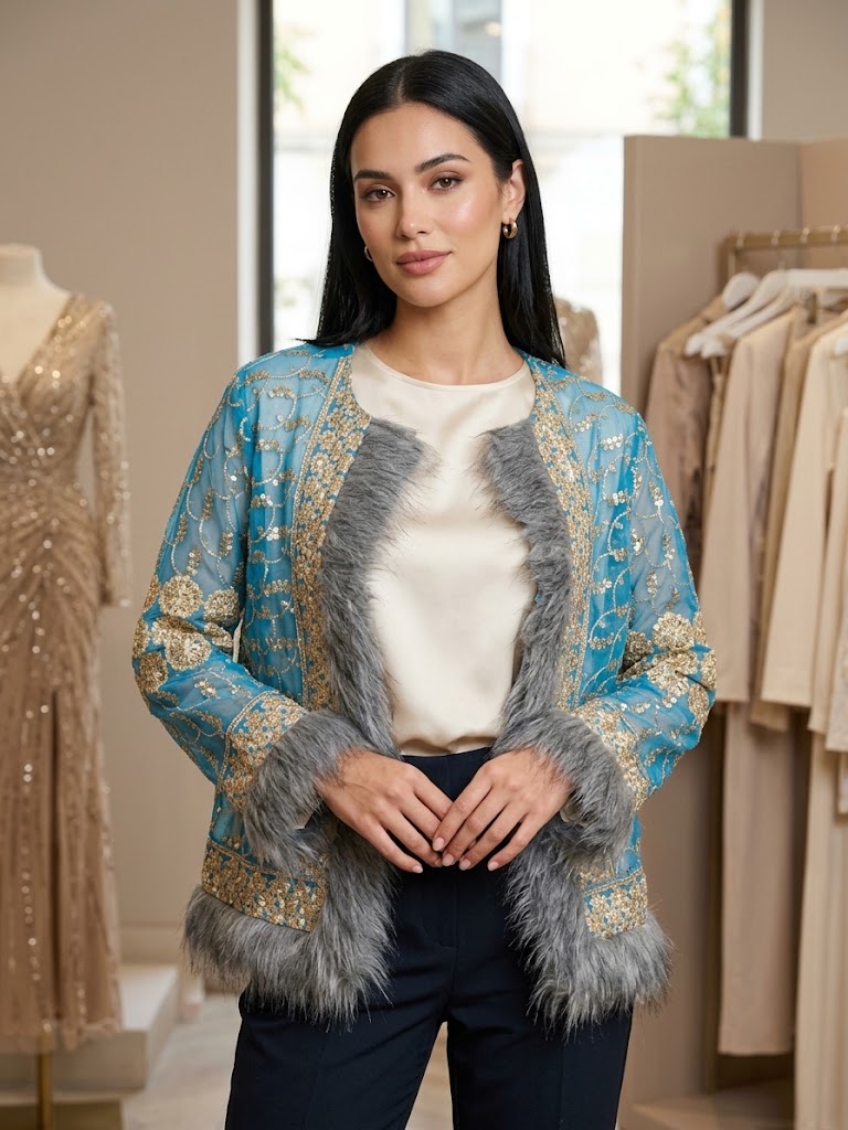 Chaqueta Jaipur Azul