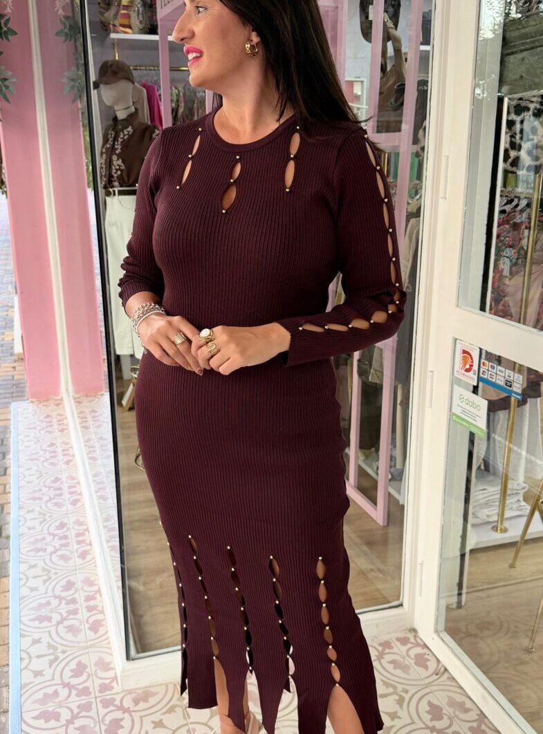 Vestido Cleopatra Burdeos