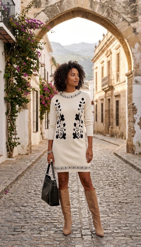 Alternative view of Vestido Estíbaliz Blanco